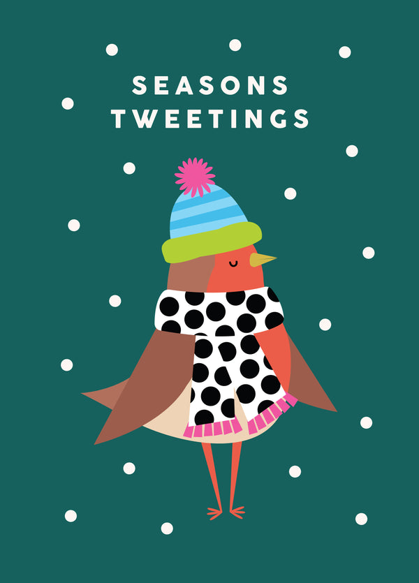 Robin Season's Tweetings Christmas Card