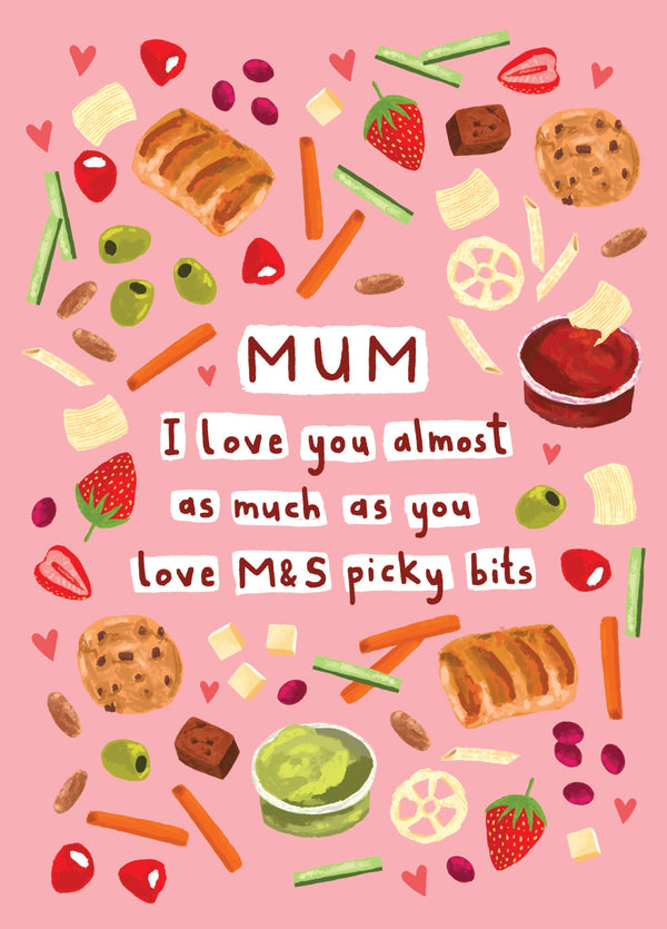 Mum Picky Bits Mother's Day Card