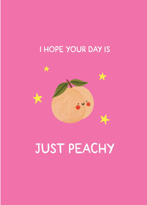 Just Peachy Card