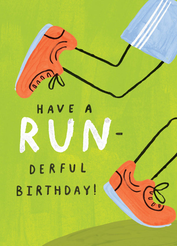 Run-derful Birthday Card