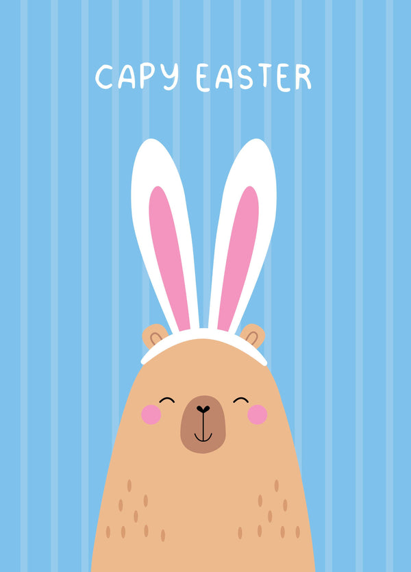 Capy Easter Card