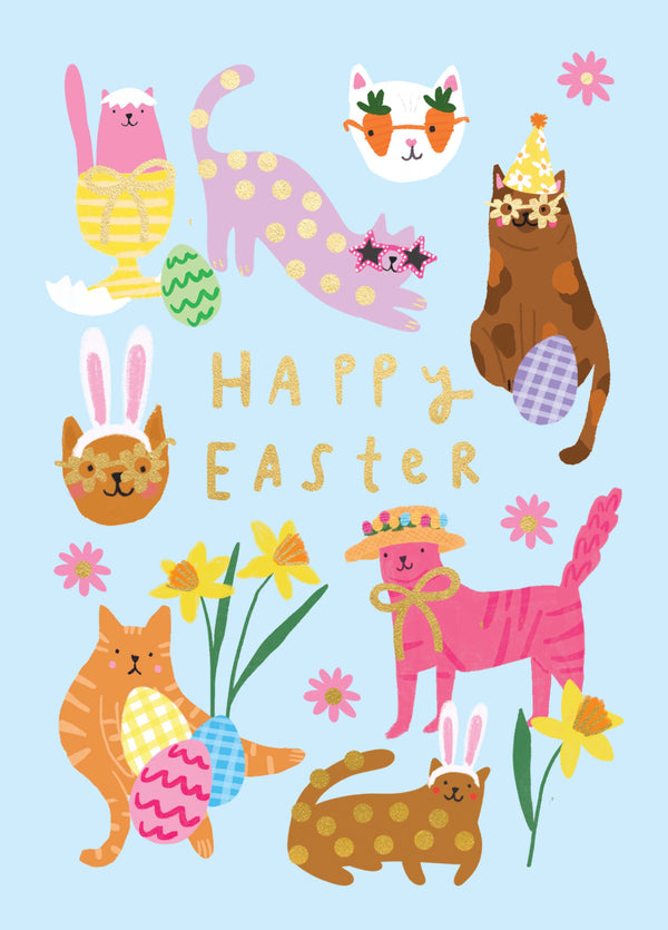 Easter Cats Card