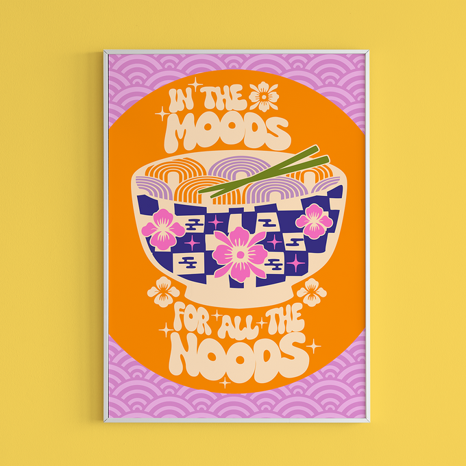 Mood For Noods Art Print