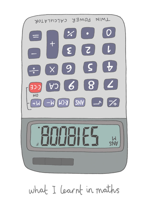 Boobies Exam Congratulations Card