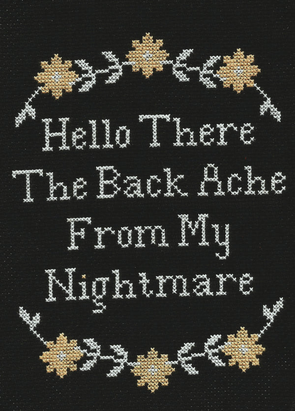 Back Ache From My Nightmare