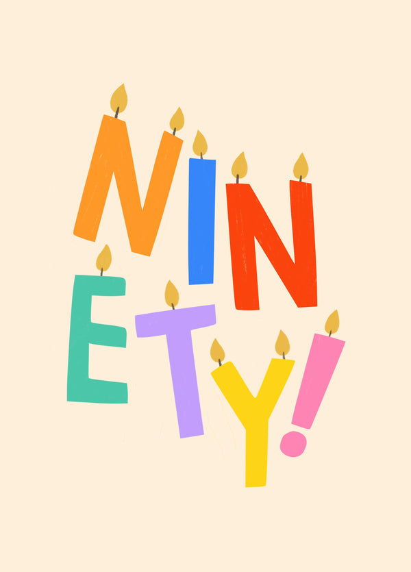 Ninety! Card